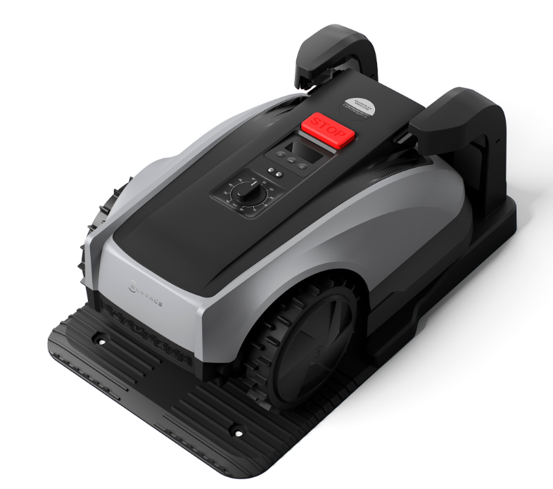 ECOVACS GOAT O600 RTK Robot tondeuse, Jusqu'à 600 m² – Navigation RTK sans fil, Batterie Li-Ion 2,5 Ah, Gris/Noir