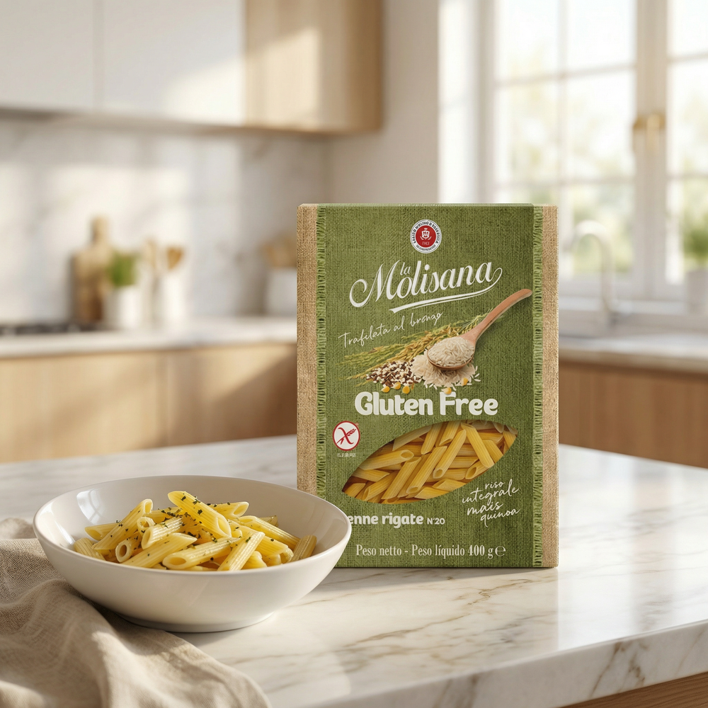 La Molisana Pennes striées N°020 Sans gluten