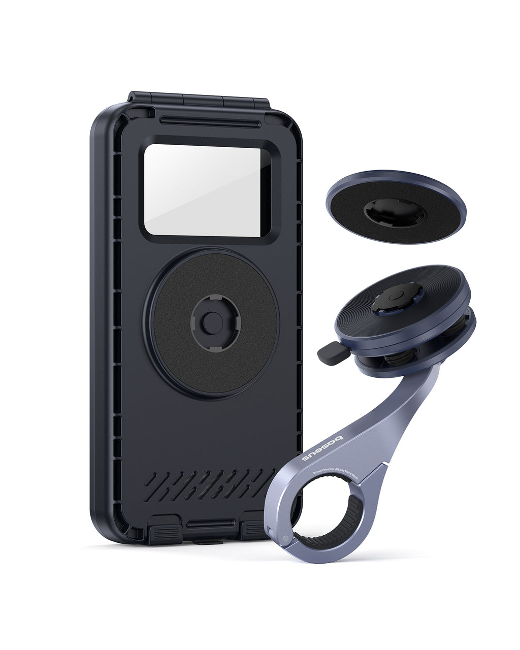 Baseus PrimeTrip VB1 Support de téléphone pour guidon de vélo Gris sidéral