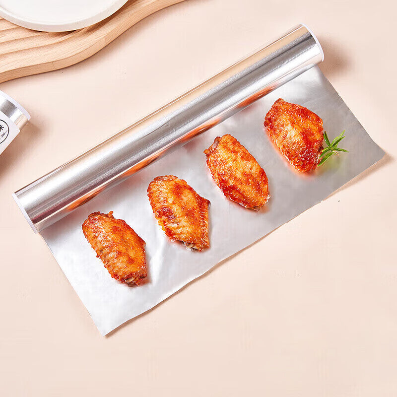 SUNCOJIA Ensemble d’ustensiles de barbecue avec gants jetables, pinceau à huile en bois, pince à charbon, pinces à aliments, set de brochettes de barbecue et papier aluminium