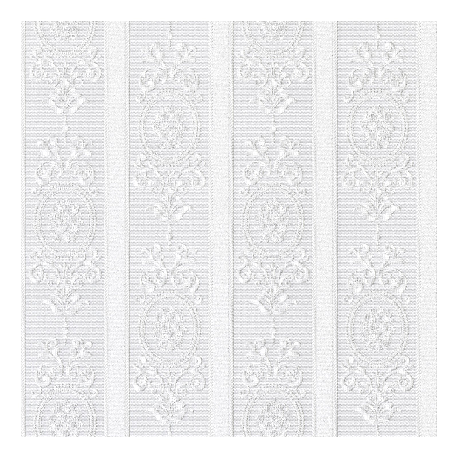 Murgall Rouleau de papier peint adhésif 3D Rococo beige - 44 x 305 cm