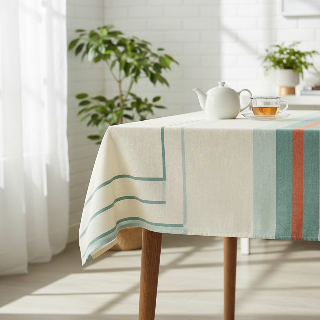 Winkler Nappe recyclée Yuna Vert d’eau 170 x 250