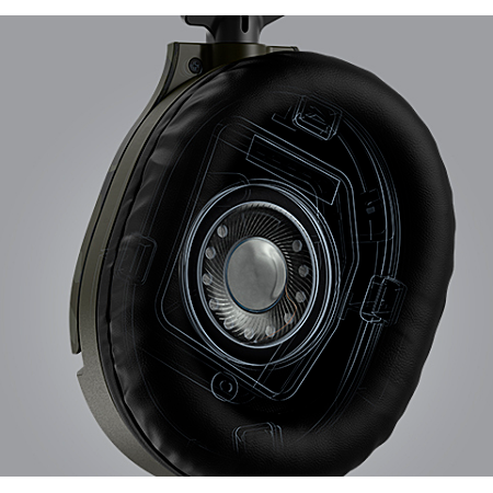 TURTLE BEACH Recon 70 Casque Gaming Filaire (Prise 3.5mm) - Micro Muet par Basculement - PC, PS5, Switch 2 & Xbox Series X|S - Camouflage Vert