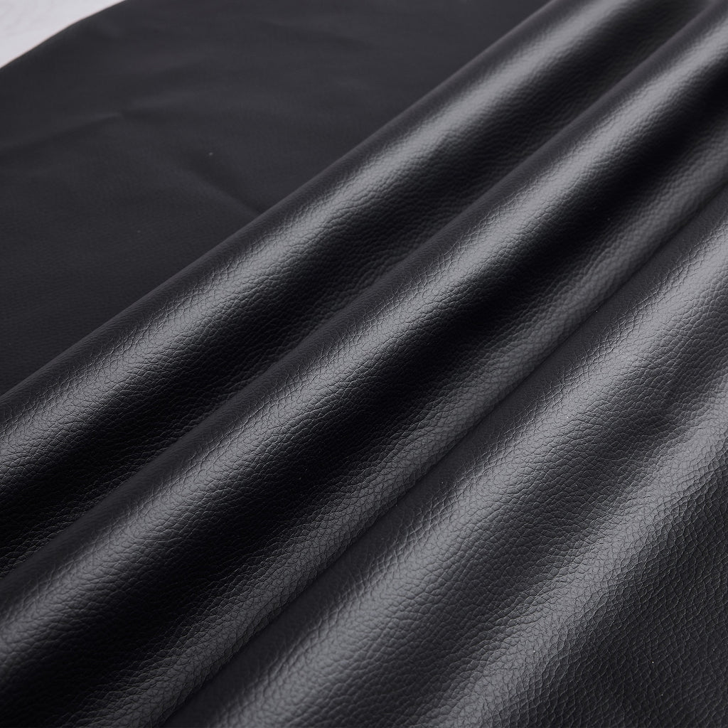 URBAN MEUBLE Chaise pivotante Comfort noire, chaise en similicuir à dossier haut moderne, taille 54 x 48 x 84 cm