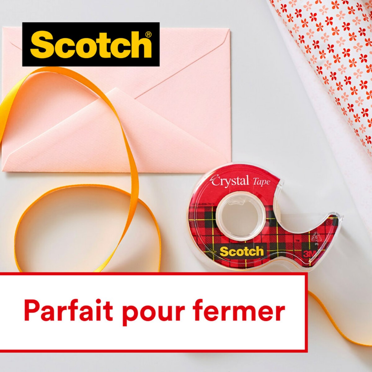 Scotch® Ruban adhésif transparent, Pack économique, 19 mm x 33 m, 14 rouleaux/boîte