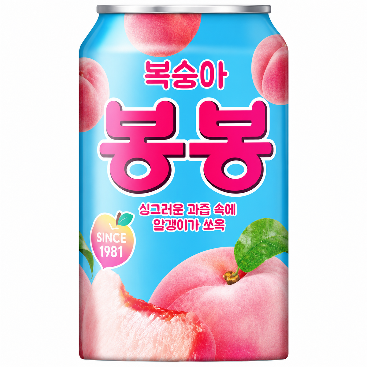 Haitai BongBong Jus de pêche avec pulpe - 340 ml