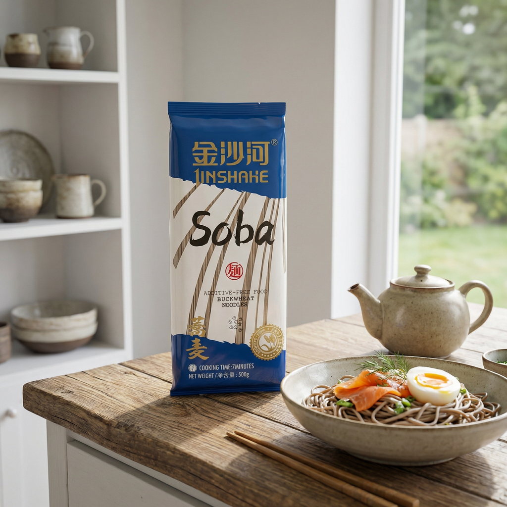 Jin Sha He Nouilles de sarrasin - 500 g