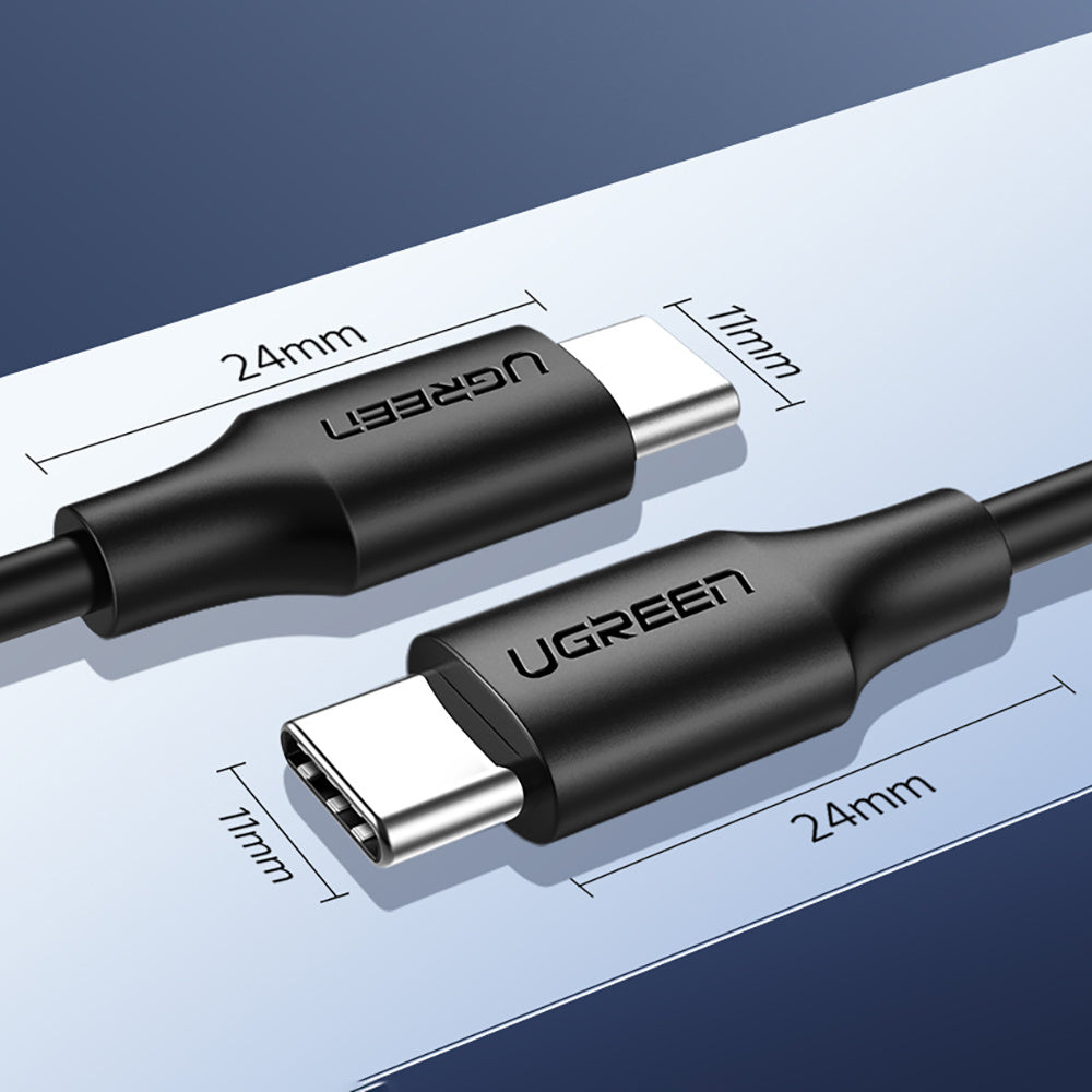 UGREEN Câble USB Type-C 2.0 M-M - 2 m - Noir