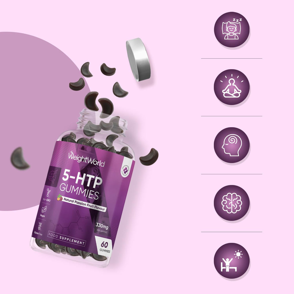 WeightWorld 5-HTP 330 mg 60 Gummies