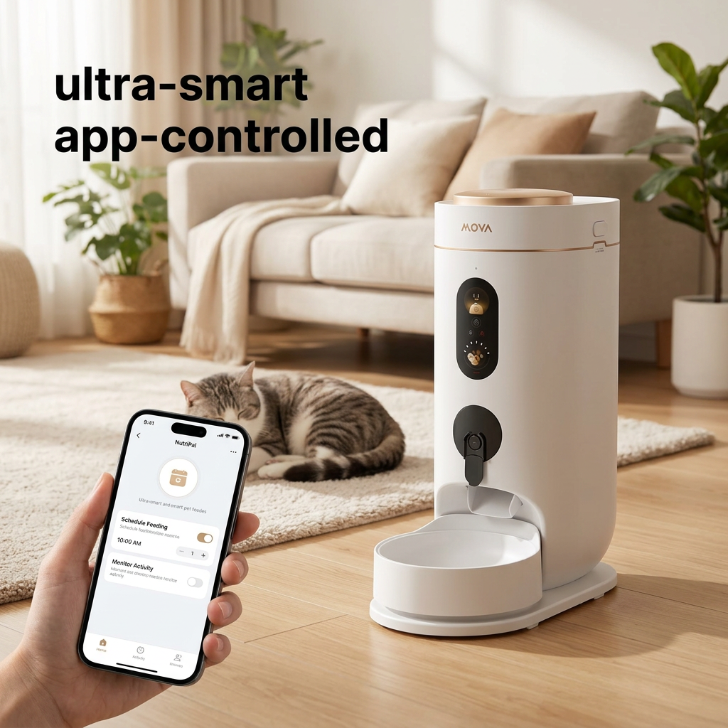 MOVA NutriPal 10 Distributeur de nourriture intelligent ultra-avancé