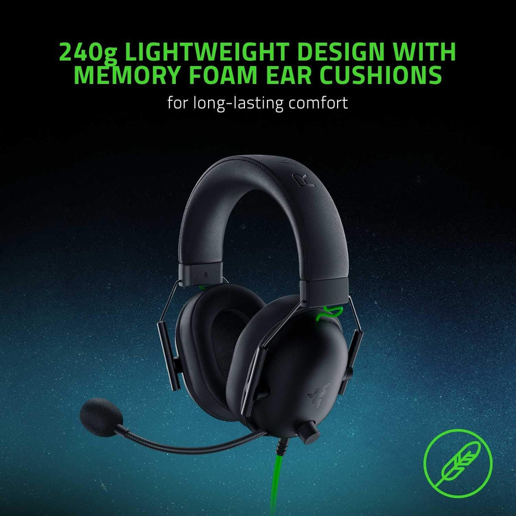 Razer BlackShark V2 X Casque Gaming filaire - License Xbox - Noir