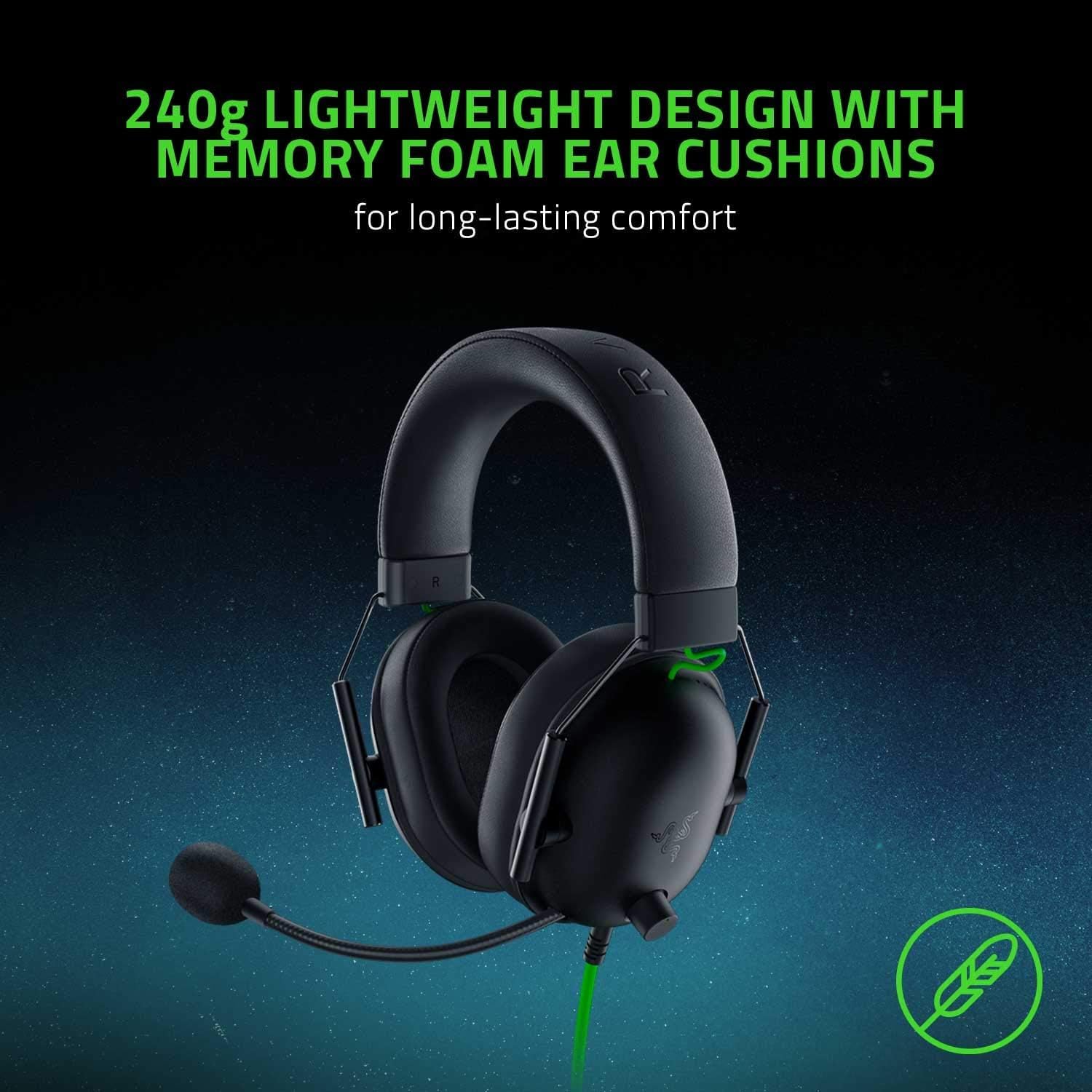 Razer BlackShark V2 X Casque Gaming filaire - License Xbox - Noir