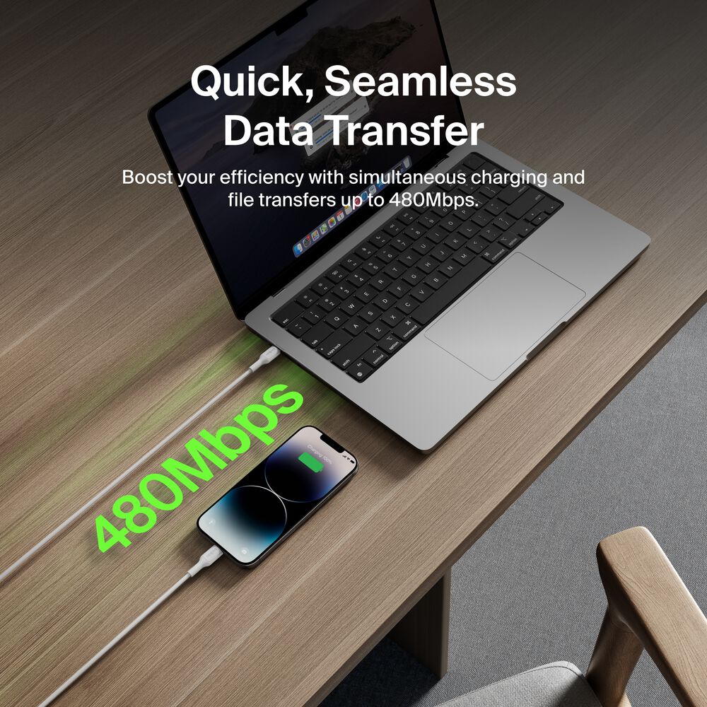 BELKIN Câble renforcé pour iPhone USB-C vers Lightning - 1 m