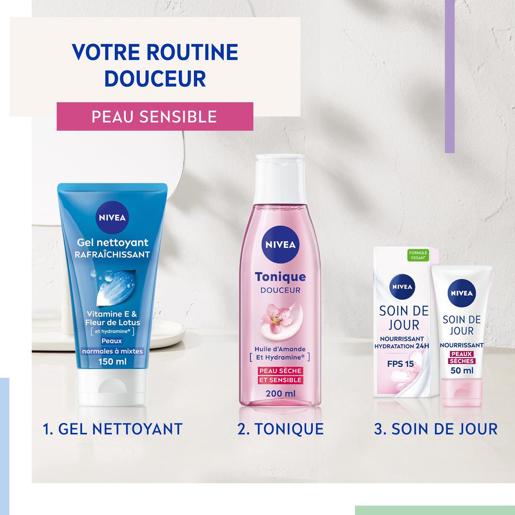 NIVEA Essentiels Tonique Douceur Peaux Sèches 200 ml