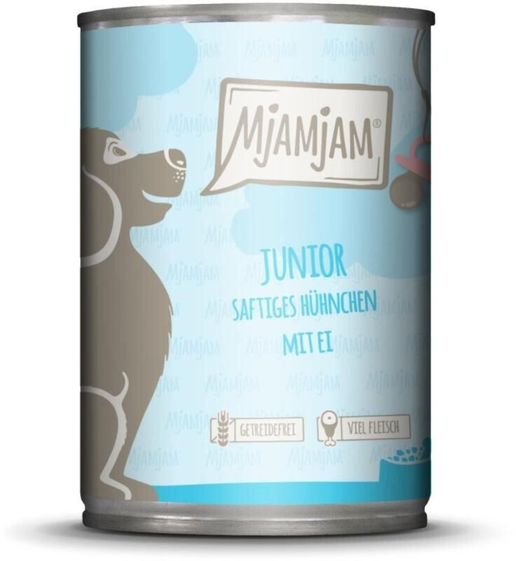 MjAMjAM Junior Nourriture humide pour chien poulet 200 g