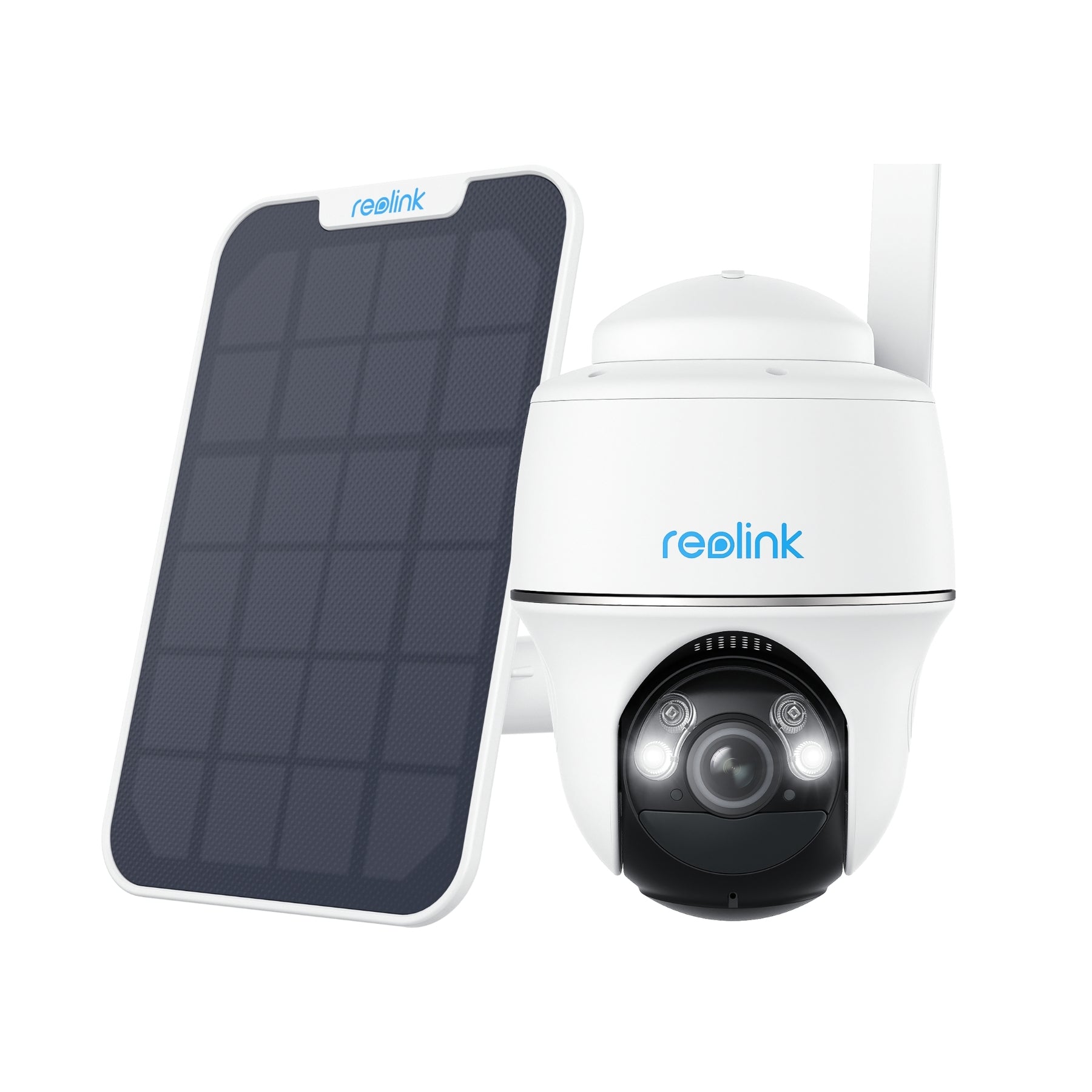 REOLINK G430 – Caméra de surveillance 4MP Pan-Tilt 4G LTE – Blanche – Avec panneau solaire