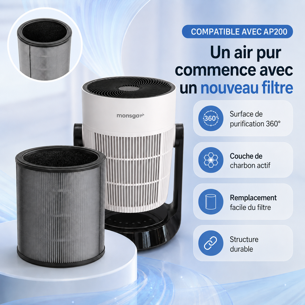 Monsga Filtre Purificateur Pour AP200