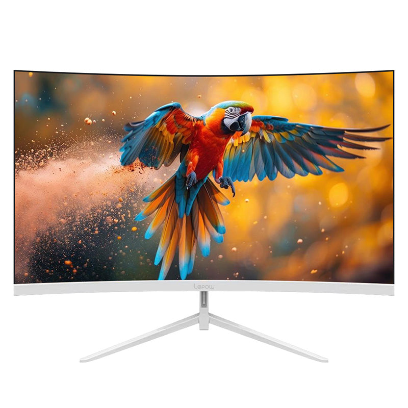 Lepow Moniteur de bureau curvé 27" avec taux de rafraîchissement de 180Hz