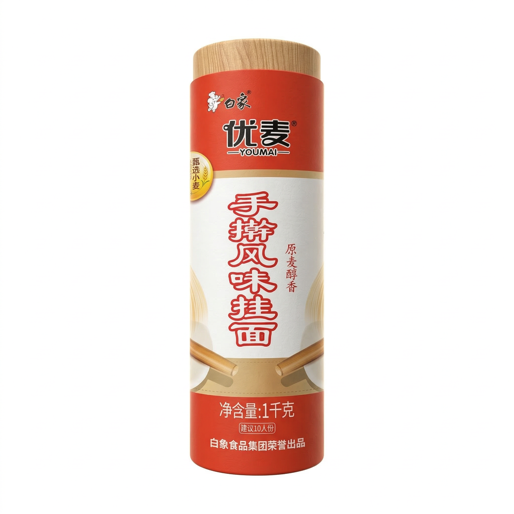 Bai Xiang Nouilles roulées à la main - 1 kg