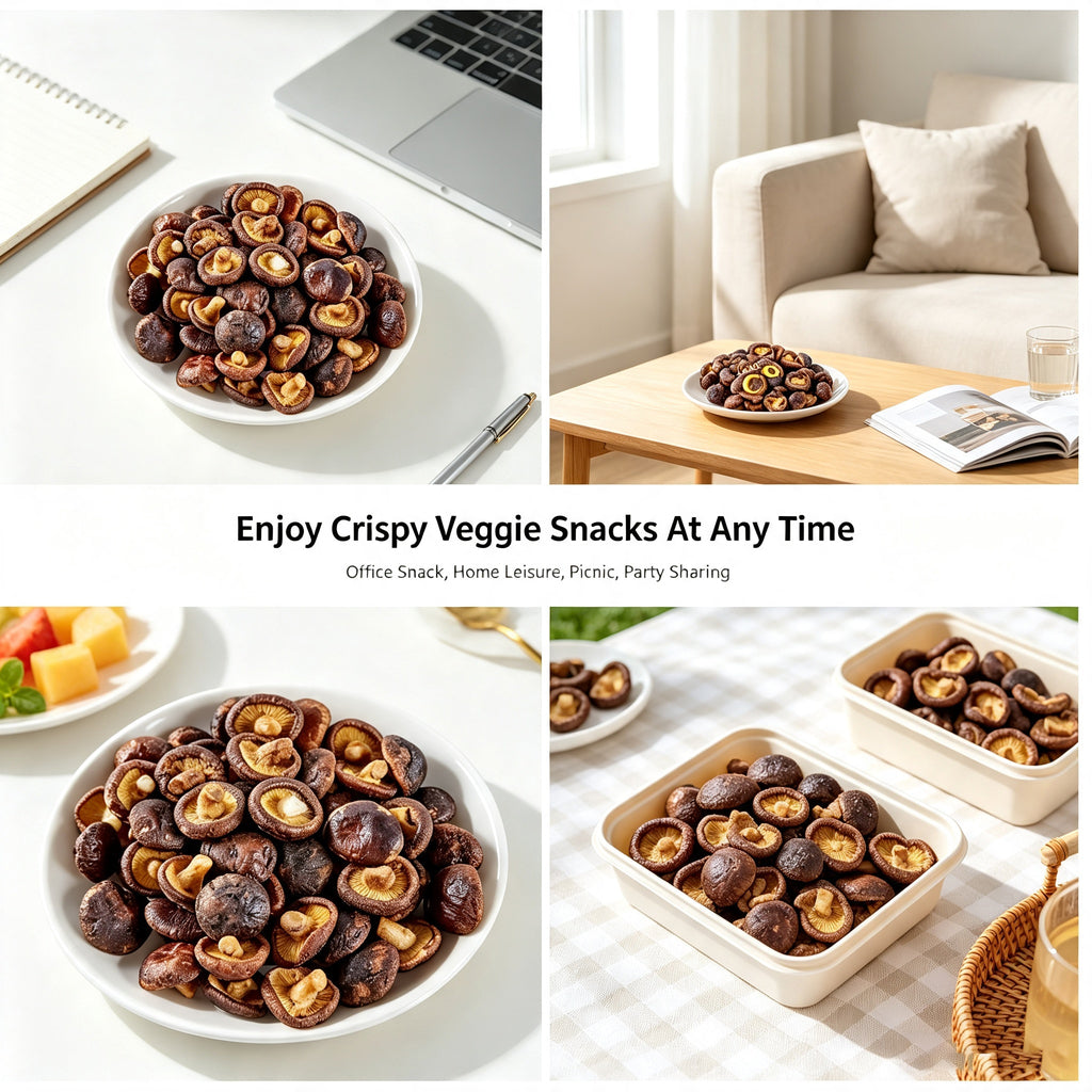 MUSHAN BASE Chips de champignons shiitakés 70 g