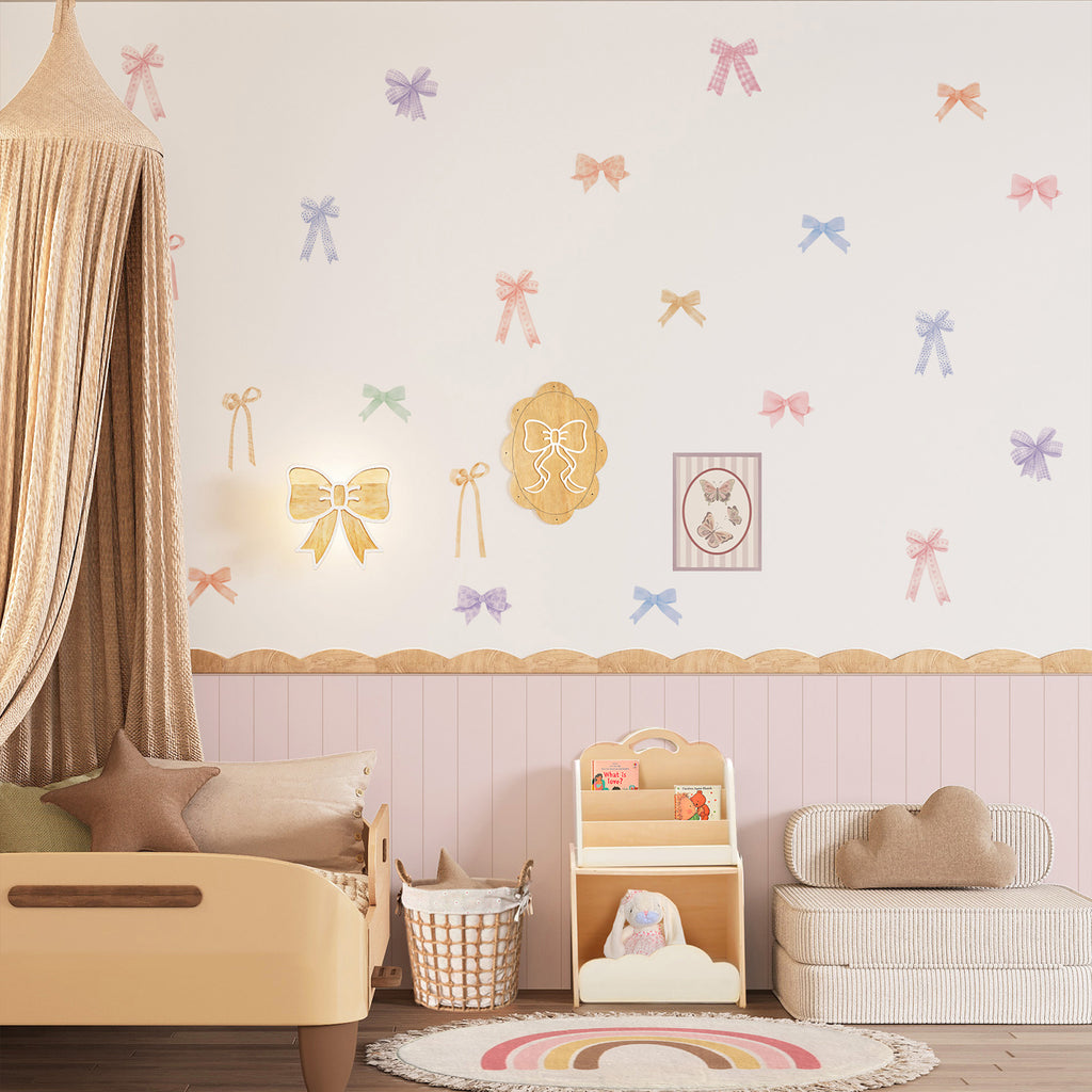 Murgall Autocollant mural petits nœuds - 180 x 250 cm