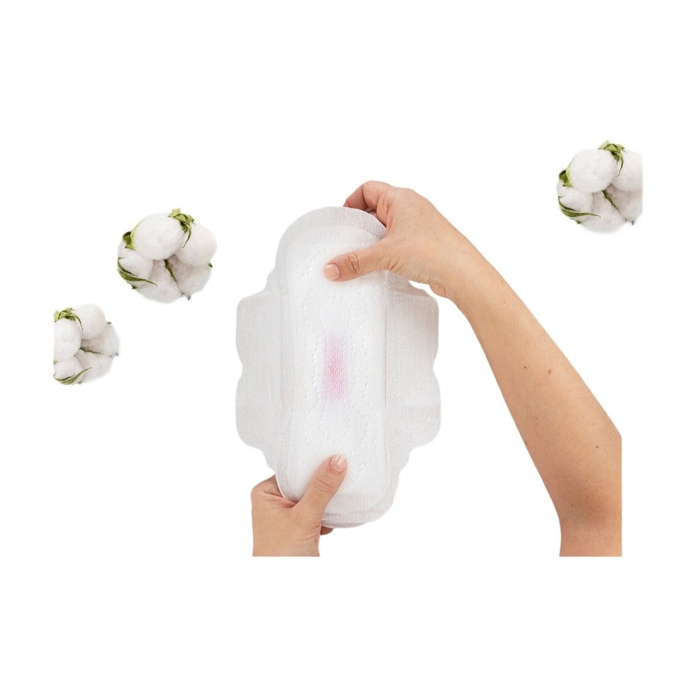 Always Ultra Serviettes Hygiéniques Protection Coton Avec Ailettes Flux Normal - 44 Unités (4 Paquets de 11)