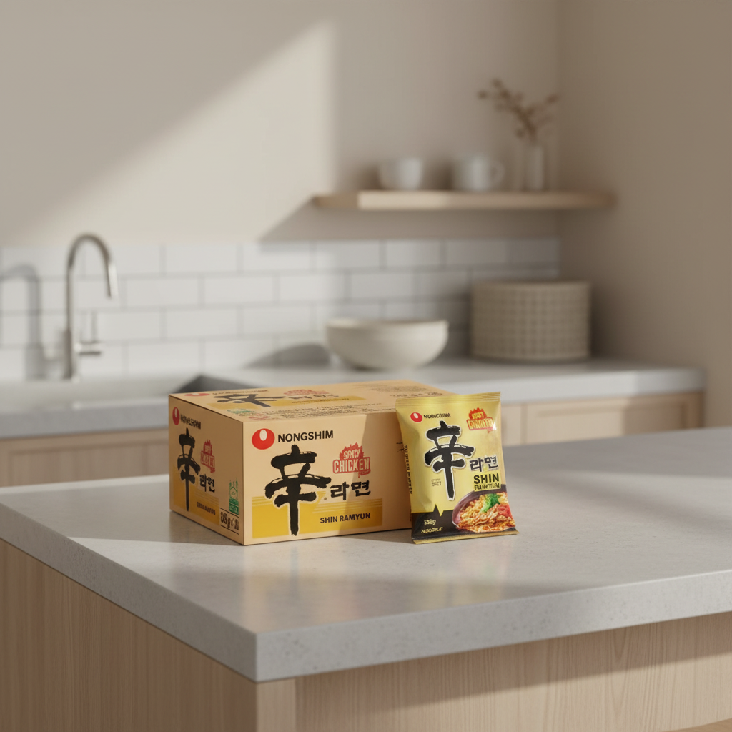 Nongshim Shin Ramyun Nouilles Instantanées Saveur Poulet Épicé - 20 x 120 g