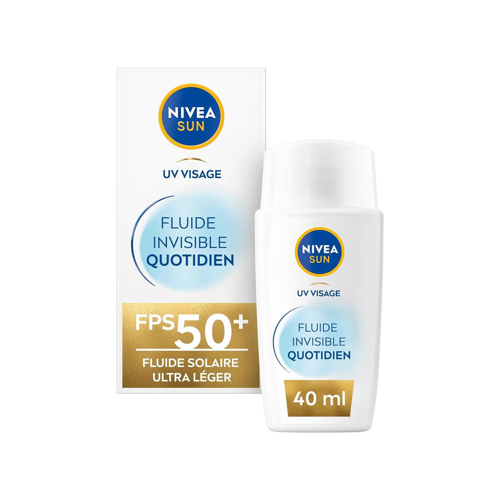 NIVEA SUN Fluide visage quotidien invisible UV SPF 50+ - 40 ml