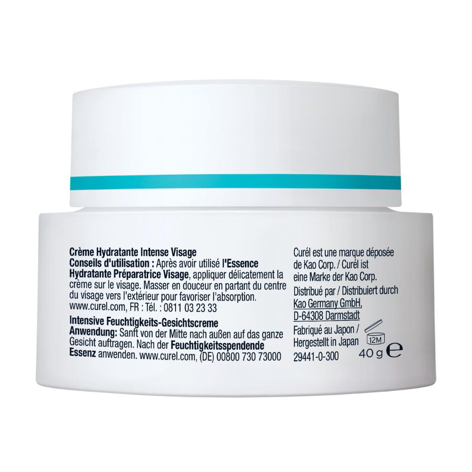 CURÉL Crème Hydratante Intense Visage 40g