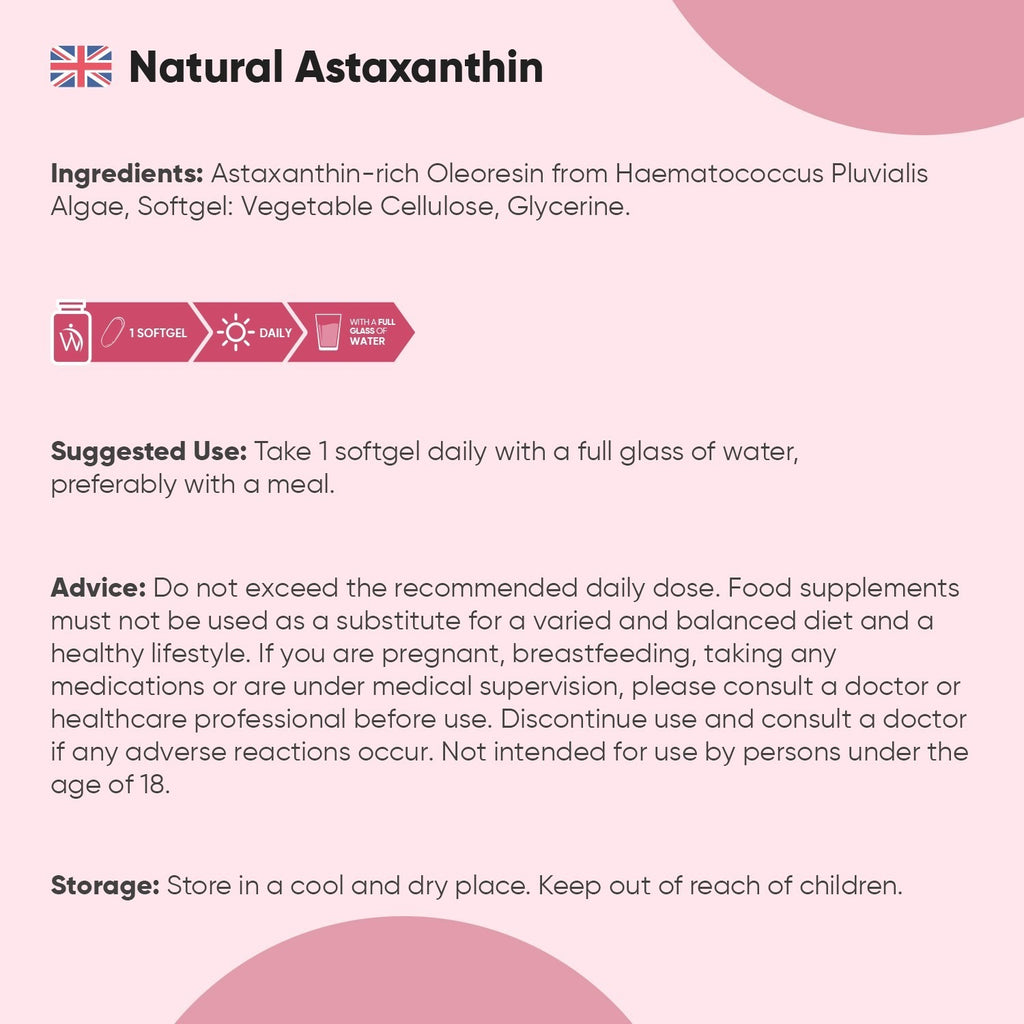 WeightWorld Astaxanthine 18 mg 240 gélules molles