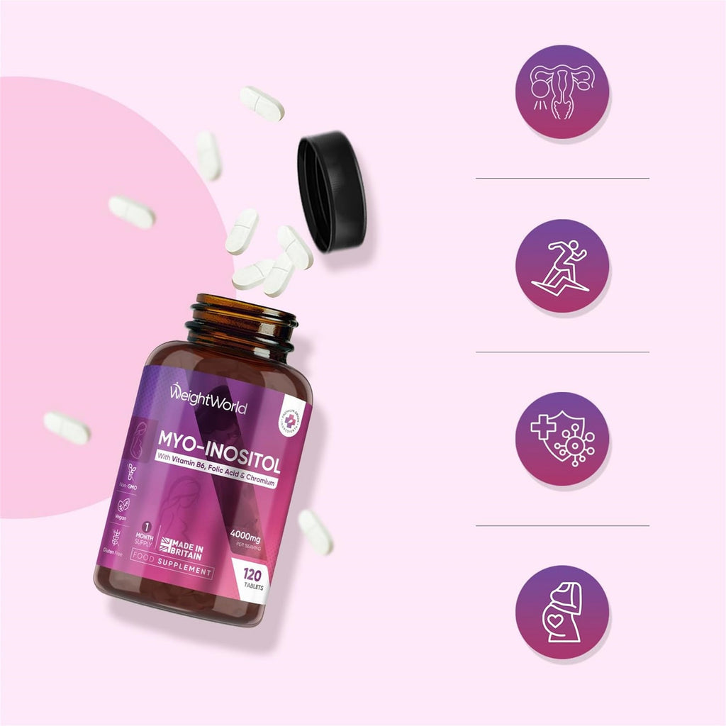 WeightWorld Inositol 4000 mg 120 comprimés