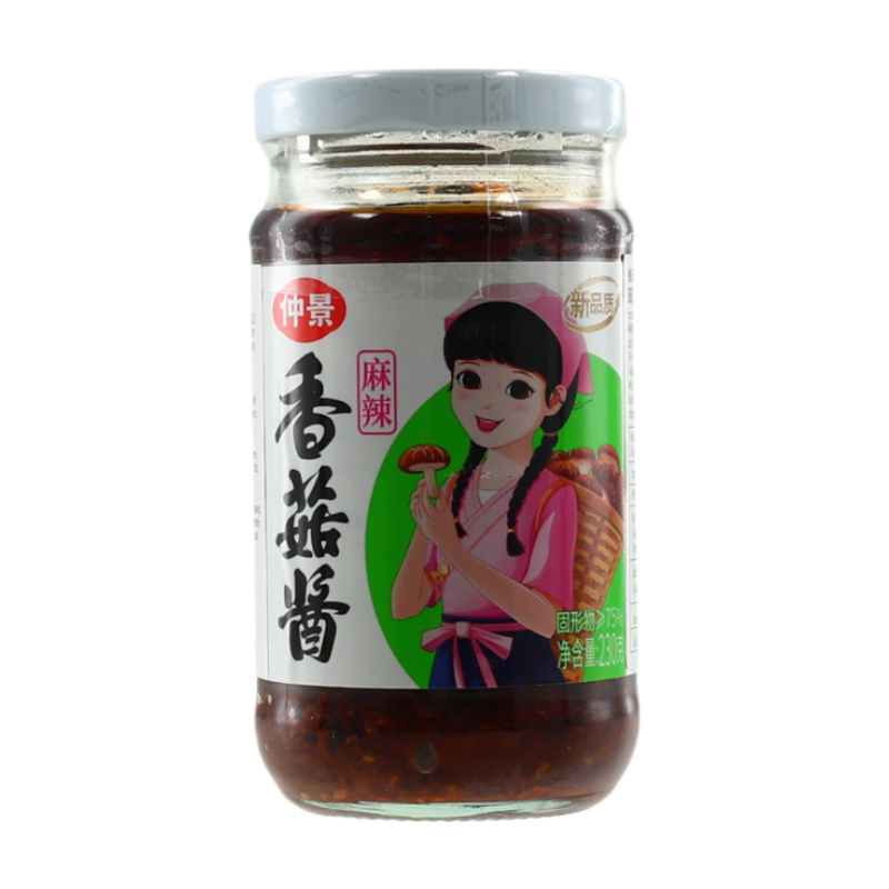 ZHONGJING Sauce aux champignons shiitake saveur mala - 230 g