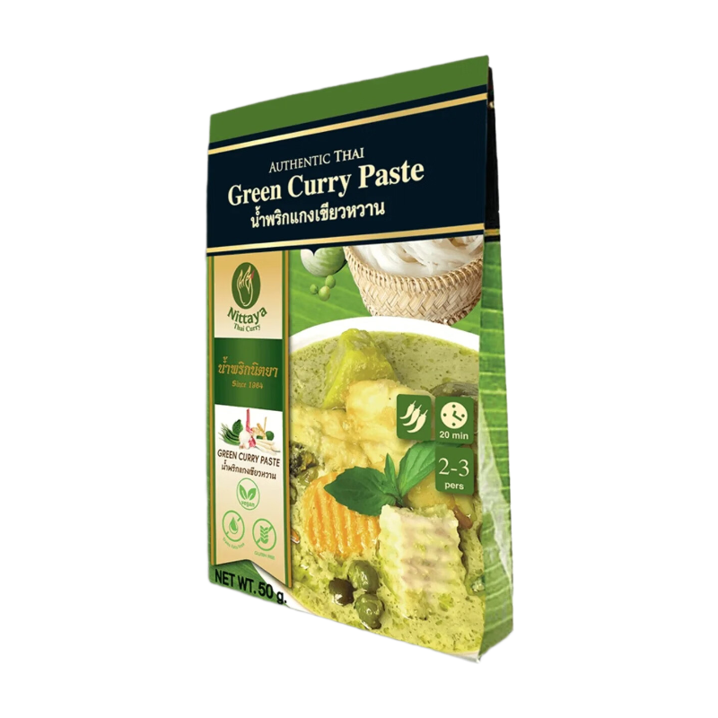 Nittaya Pâte de curry vert végane 50 g