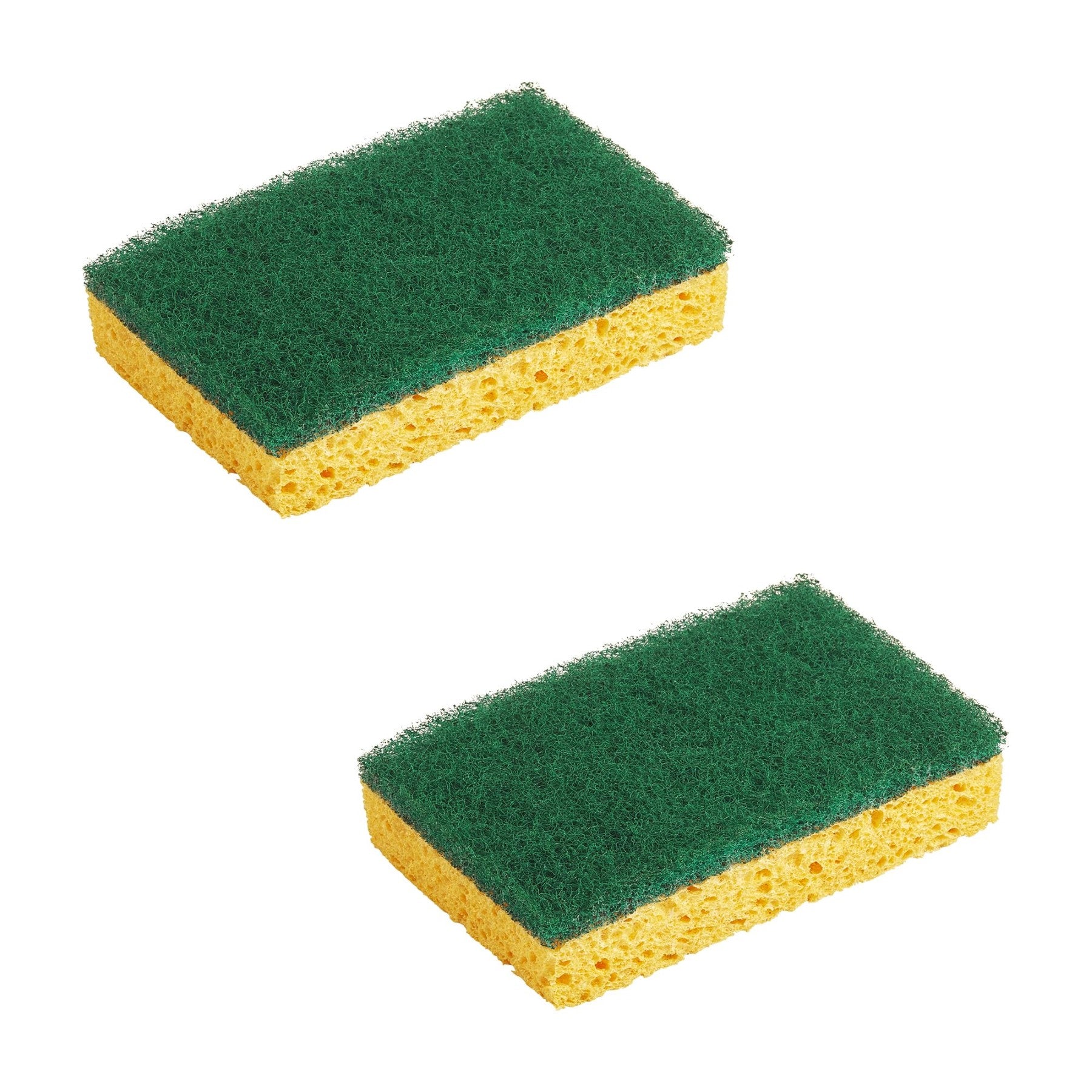 SPONTEX Éponges grattantes non abrasives finition rayée 2 éponges
