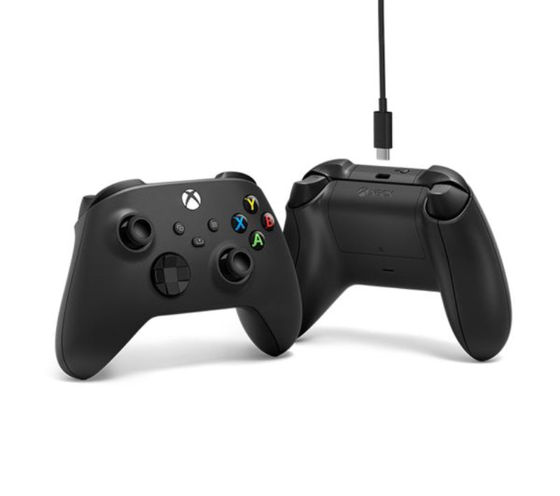 Manette sans fil Xbox pour PC avec câble USB-C - Noir