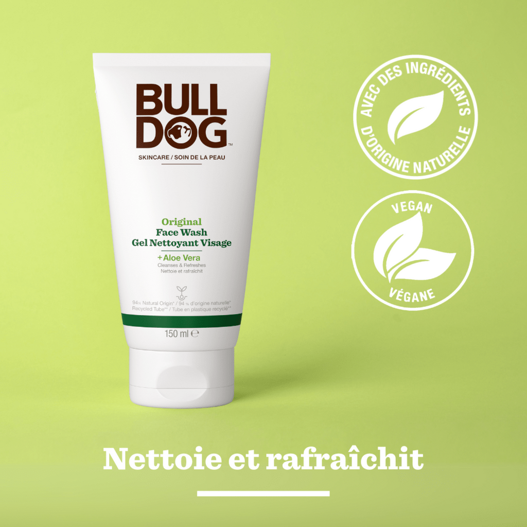BULLDOG Gel nettoyant original visage 150 ml