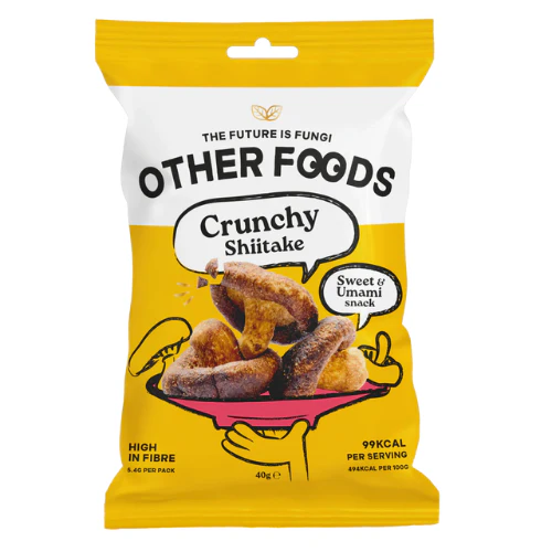 OTHER FOODS Chips de champignons Shiitake saveur umami - 40 g