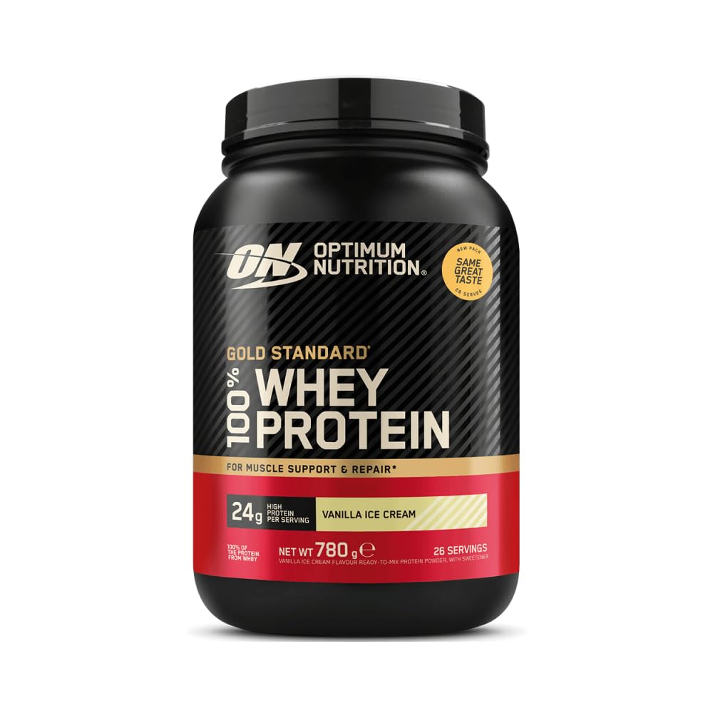 Optimum Nutrition 100 % Whey Gold Standard Vanille Glacée 780 g (26 portions)
