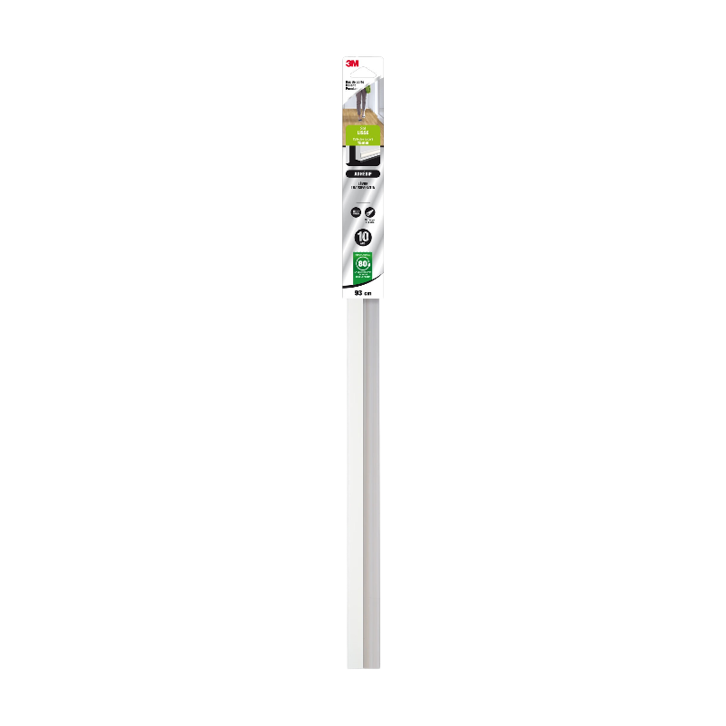 3M Bas de porte adhésif Premium blanc lisse 0,93 m