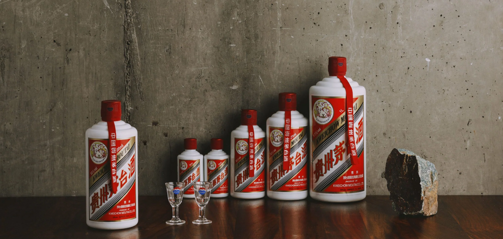 KWEICHOW MOUTAI FLYING FAIRY 500 ml, 53 % vol., deux gobelets inclus, Baijiu chinois