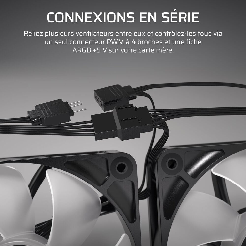 CORSAIR RS120 ARGB, 120mm ARGB Fan, Single Pack