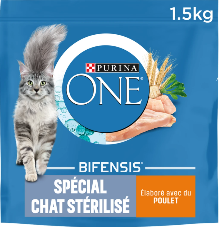 Purina One Bifensis Aliment pour chat adulte à la truite 1,5 kg