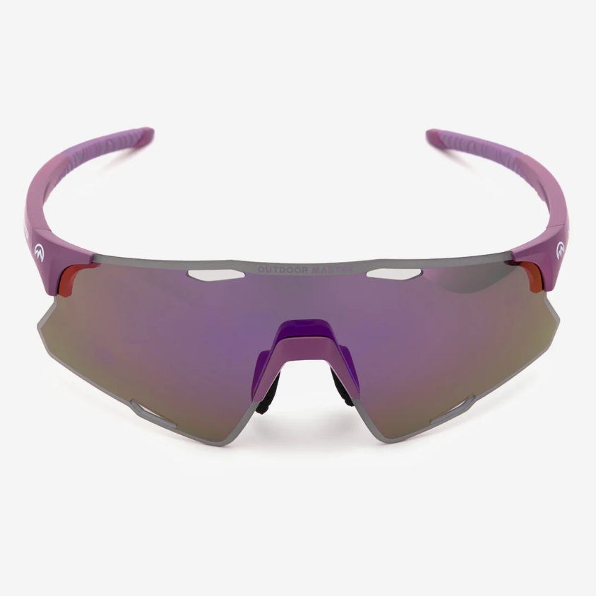 OutdoorMaster LARK SV Lunettes de cyclisme polarisées Violet nuit