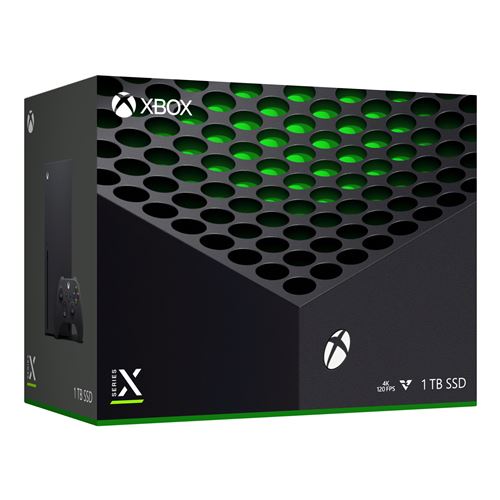 Xbox Series X avec manette sans fil - 1 To - Noir - Édition Disque - Version UE