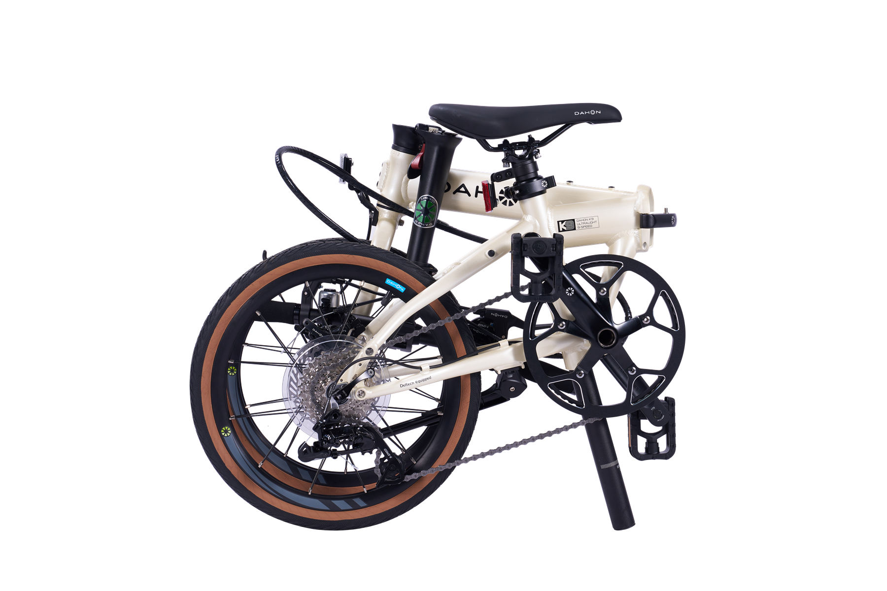 DAHON Vélo pliant K9 Crème Pneu 16 pouces (349)