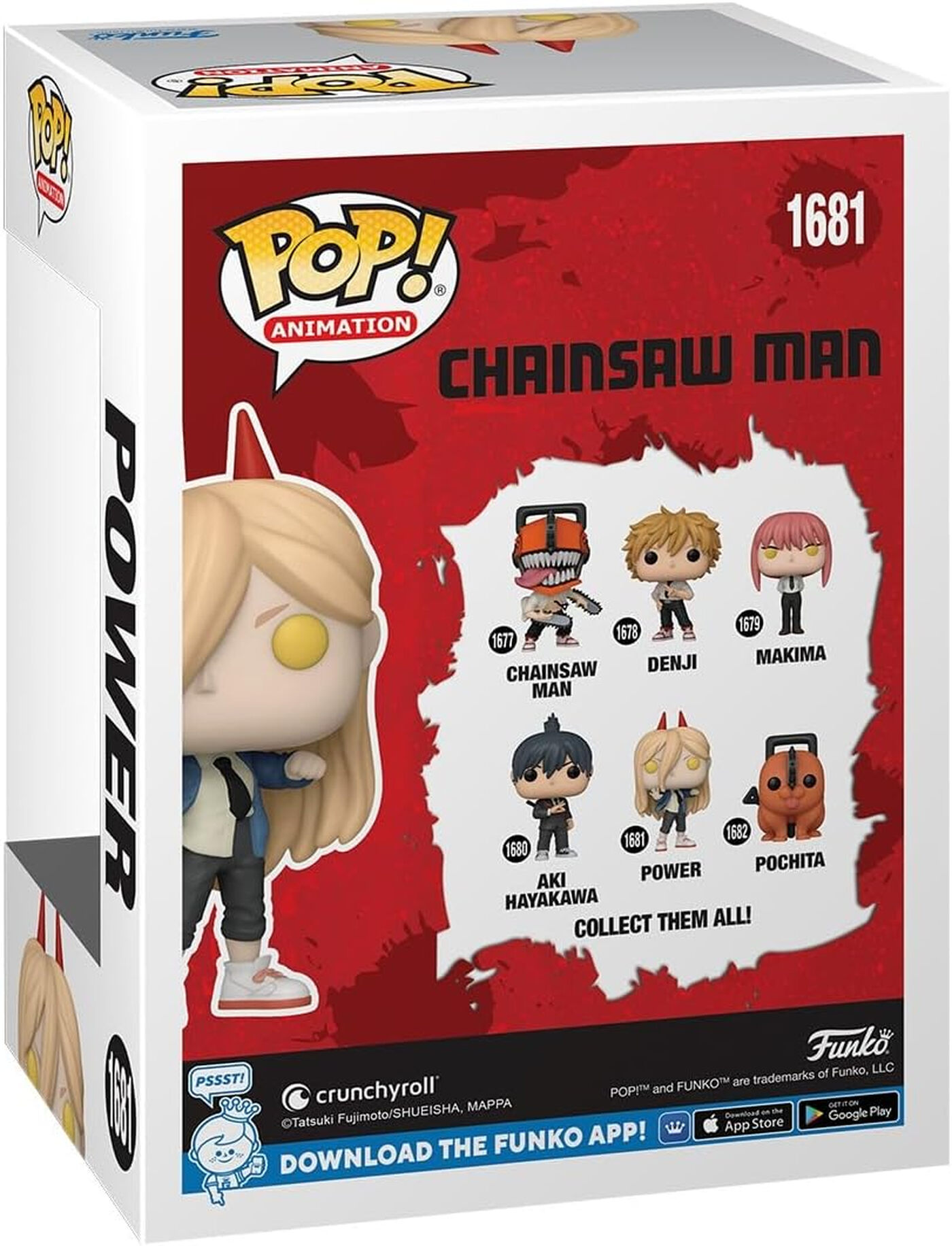 FUNKO Pop! Animation Chainsaw Man Power figurine en vinyle à collectionner #1681