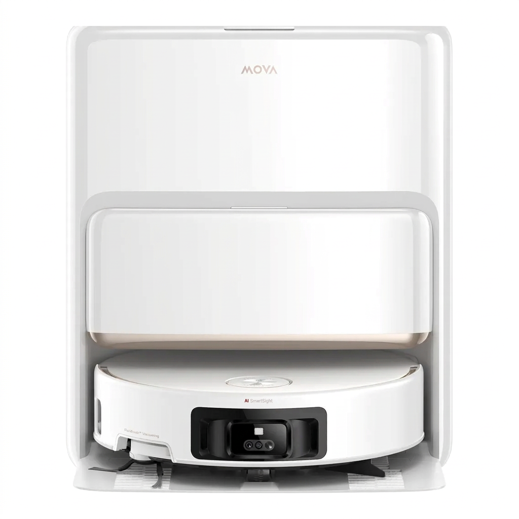 MOVA Z60 Ultra Aspirateur robot à rouleau blanc intégral