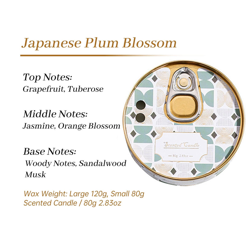 Zooly Bougie parfumée en pot Fleur de prunier japonais 120 g 1 pièce