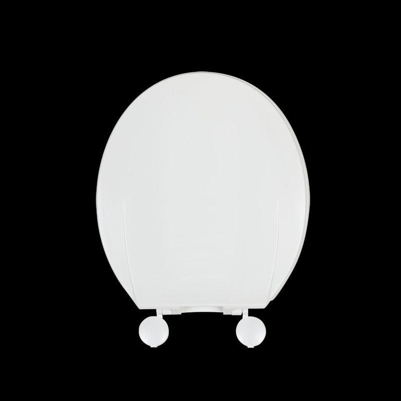 Abattant de toilette haut de gamme HomSeat de type O avec fonction de dégagement rapide, fabriqué en thermoplastique de haute qualité, 43 x 35,8 cm, 1 ensemble.