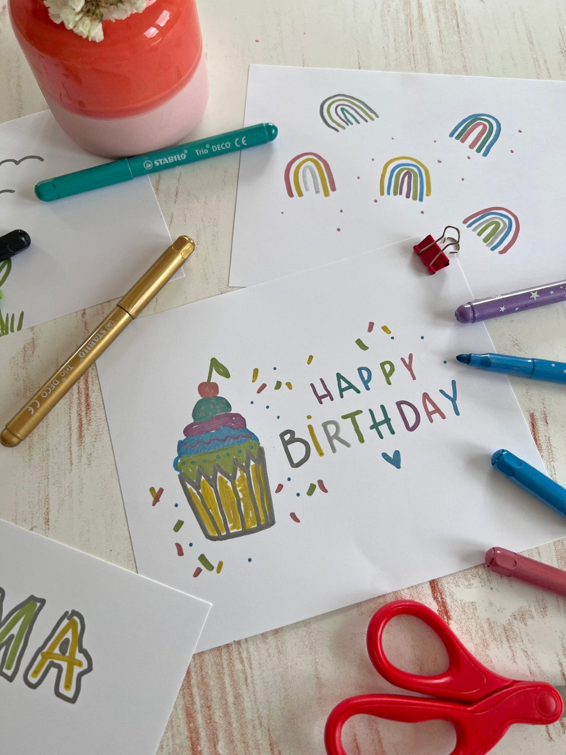 STABILO Trio Deco Boîte en carton avec 8 couleurs assorties